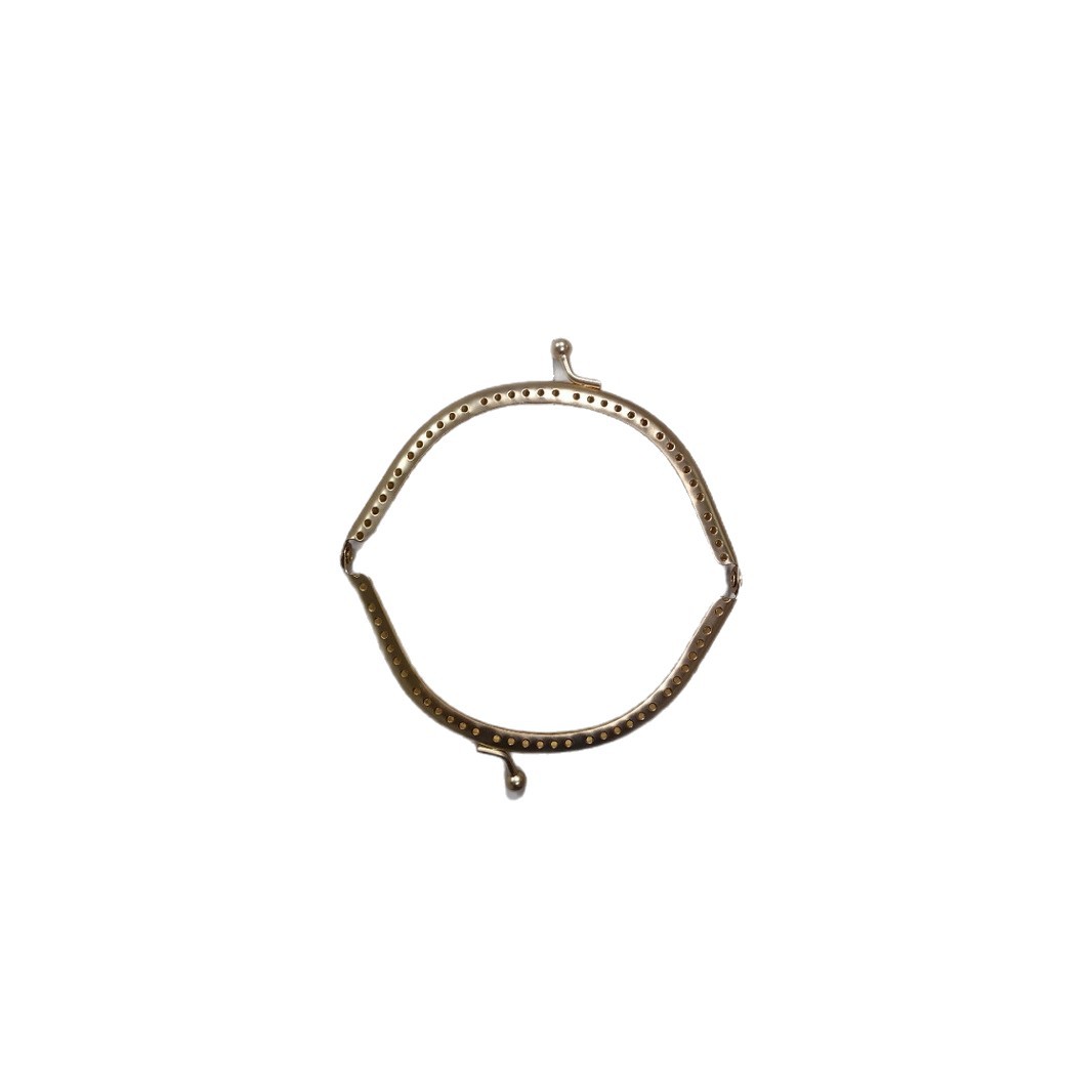 110*55 bolso de aguja de oro mate, cambio de agarre, decoración, bolso de hombro, marco de bisagra de oro