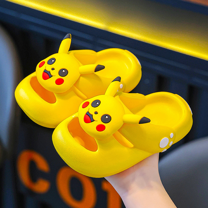 Zapatillas para niños verano antideslizante interior mudo niños al aire libre bebé niños sandalias playa niñas zapatillas de dibujos animados