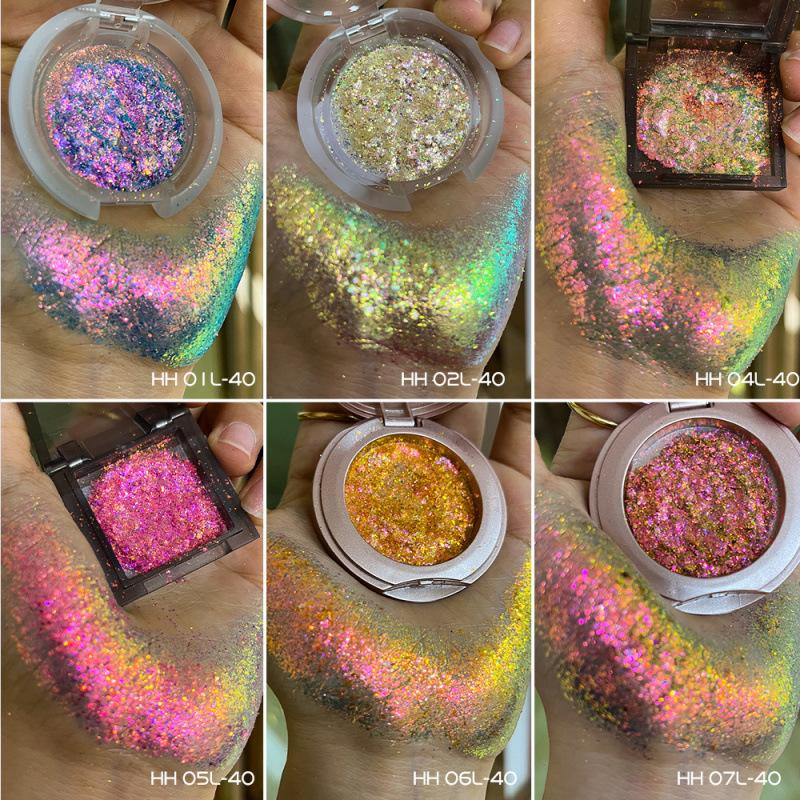 花海欧泊粉 超薄美甲云锦粉大片光学变色龙粉 幻彩变色穿戴甲饰品|undefined