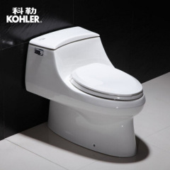 官方正品聖拉菲五級旋風便器家庭用静音揚水連体便器K-5483入戸