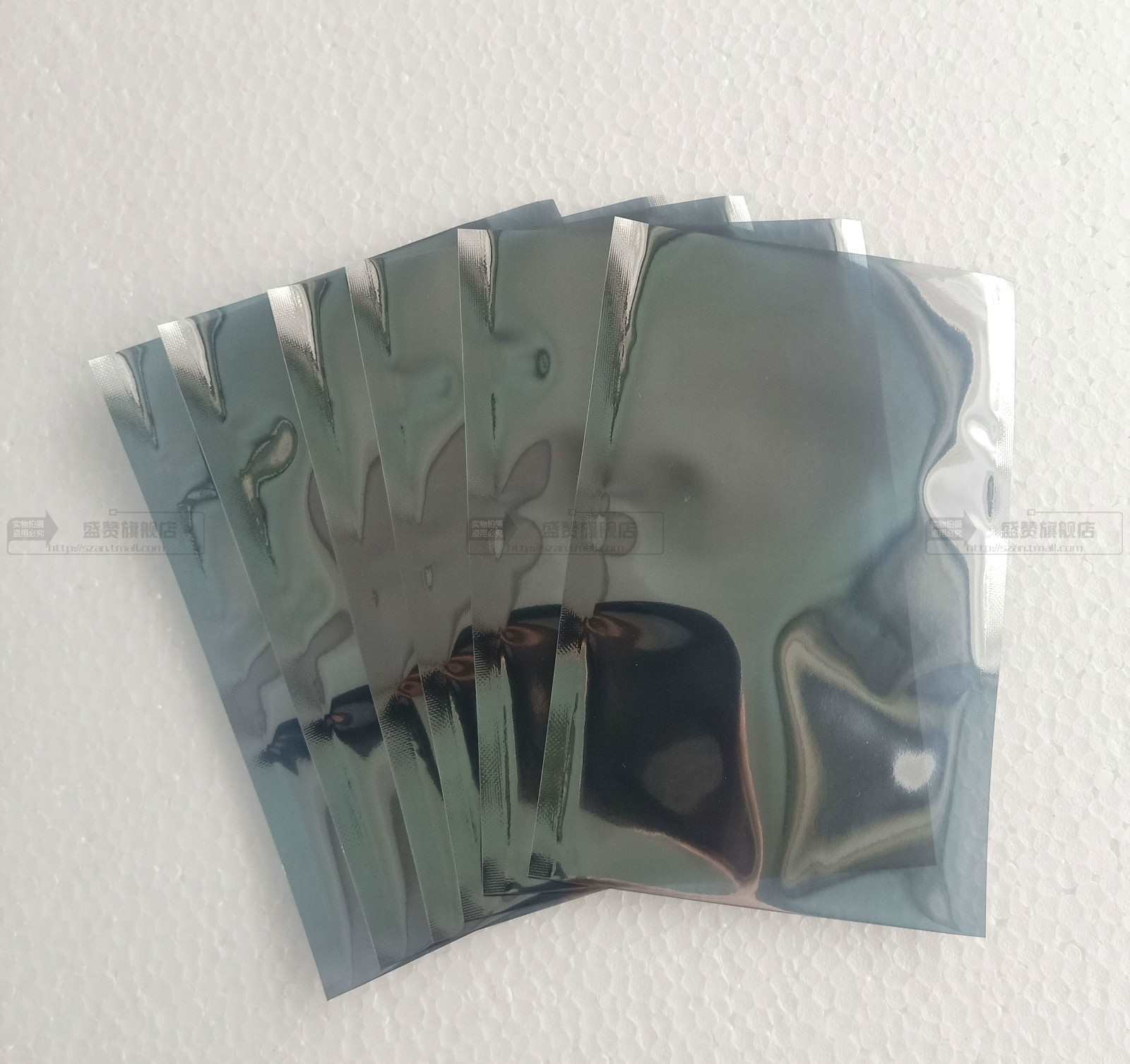 防静电袋平口 防静电屏蔽袋 不带骨静电袋100