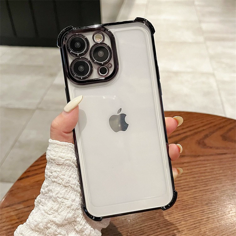 Apple, совместимые защитные уголки, прозрачный чехол для телефона, iPhone 15, защитный чехол, iphone, 16promax, падение защита