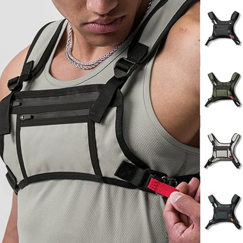 Multi-functional Tactical Backpack Men's Trendy Brand Diving Cloth Outdoor Sports Mountaineering Bag Multi-pocket Wear-resistant Gym Bag
