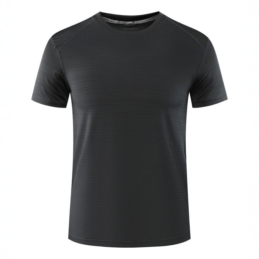 Camiseta helada al por mayor ropa de trabajo impresa LOGO publicidad camiseta cultural de verano cuello redondo de manga corta ropa de secado rápido t