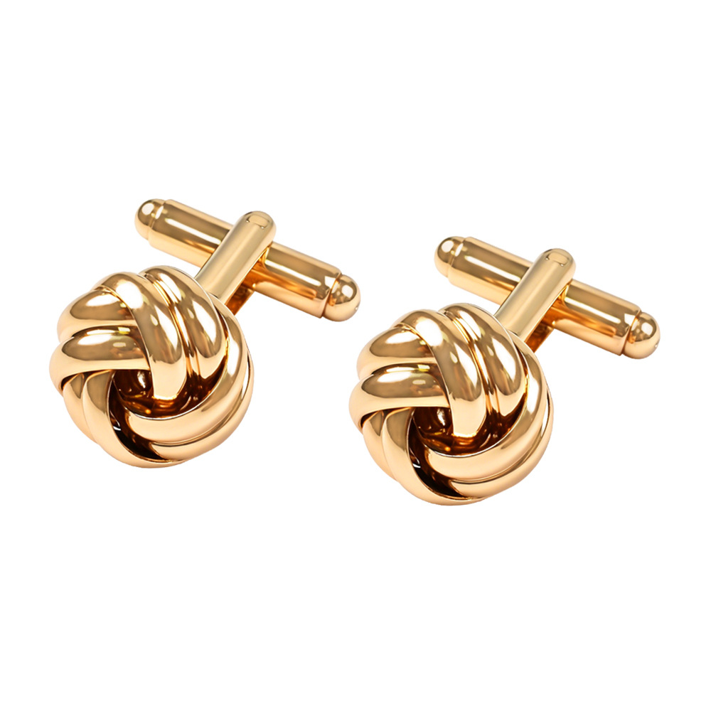 Gemelos redondos transfronterizos de Amazon, gemelos de cristal austriaco estilo francés, gemelos de negocios para hombre, gemelos con diseño retorcido. image 11