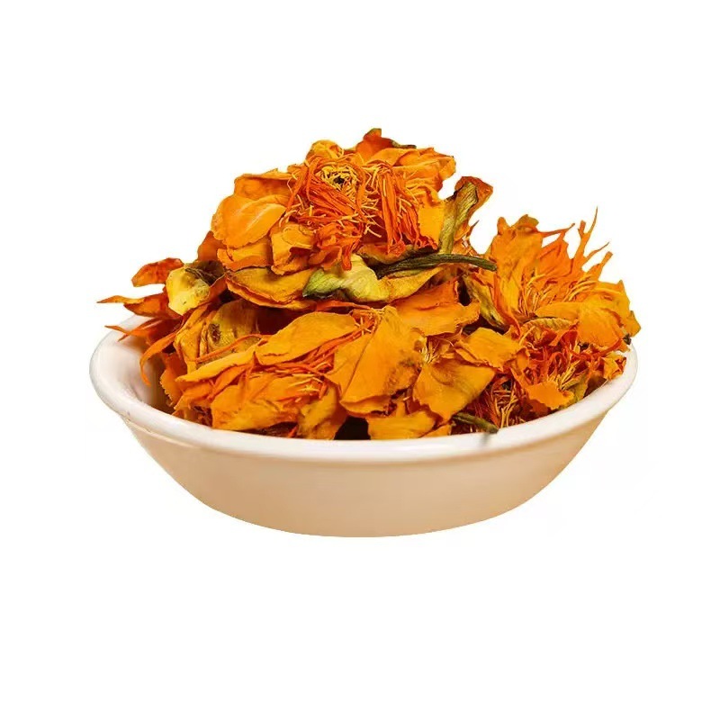 Jin Lian Hua Tea (Trollius chinensis) — Dried Inner Mongolia Golden Lotus Flower Herbal Tea, 500g in use