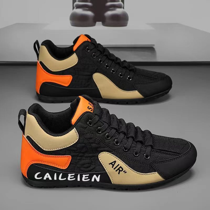 Zapatos de lona de alto nivel, zapatos de hombre, nuevos zapatos de otoño, zapatos de deporte transpirables, zapatos casuales al aire libre, zapatos de skate antideslizante, zapatos de papá