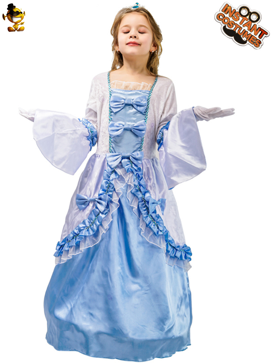 Traje de la princesa de las mujeres europeas y americanas niña rendimiento en la etapa traje niños rendimiento traje cos distribución al por mayor