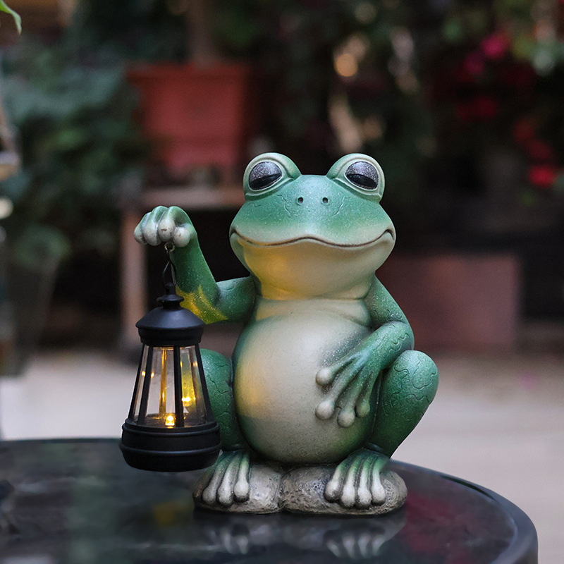 Lámpara de jardín solar al aire libre decoración de resina enano artesanía estatua lámpara de césped lámpara de decoración