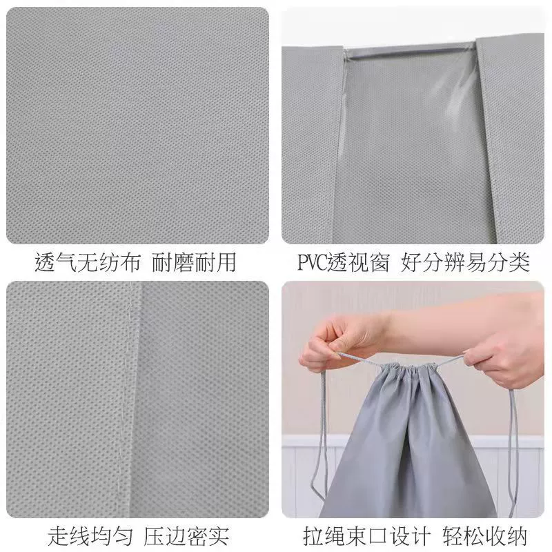 Storage system, shoe bag, comfortable footwear, storage bag