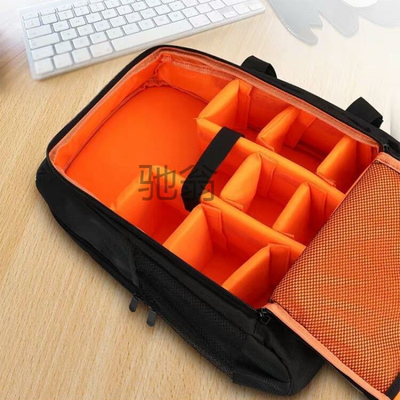 5FG 전문 디지털 SLR 카메라 가방 더블 어깨 카메라 가방 대용량 방수 휴대용 다기능 배낭 남성과 여성