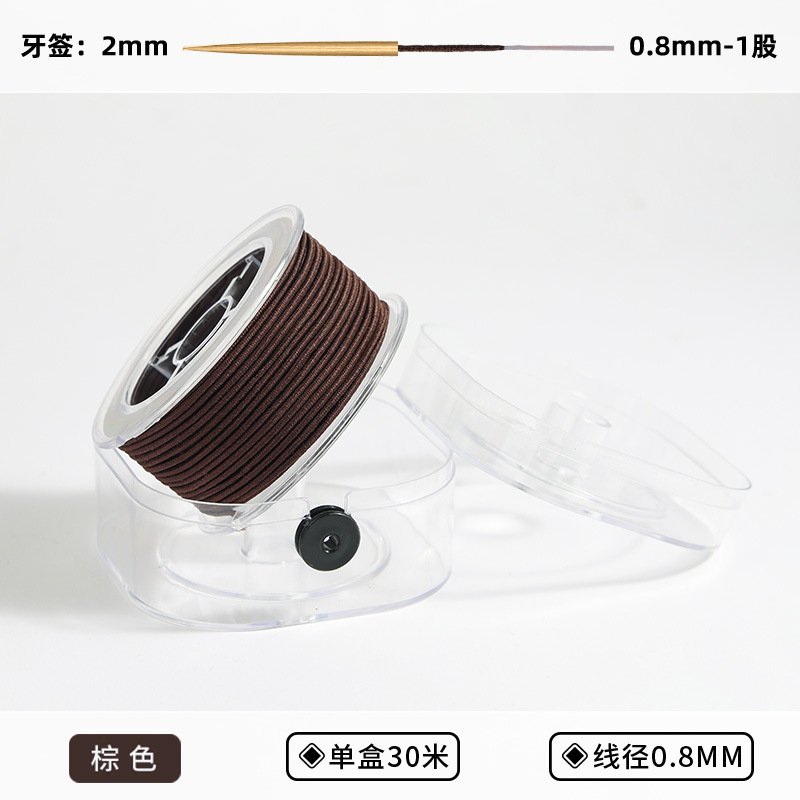 珠宝文玩佛珠手串DIY包芯弹力线耐磨橡皮筋绳穿手串项链绳橡胶绳|undefined