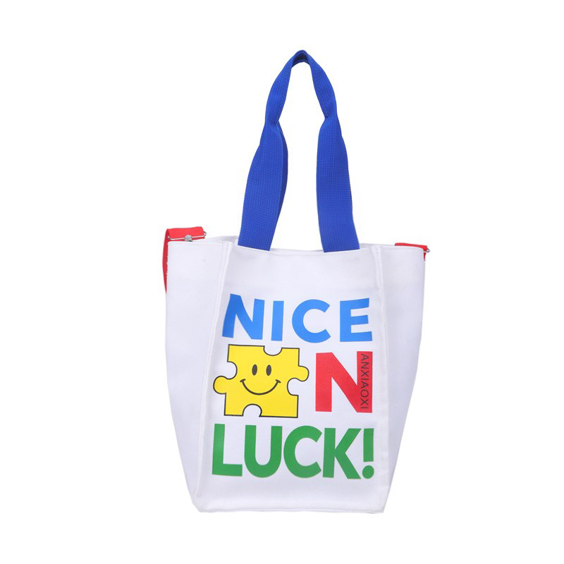 Bolso de mensajero para niños y niñas de moda coreana, bolso de hombro para niños con estampado de moda, nuevo bolso para niños con letras simples