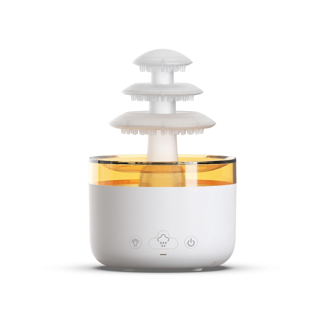 Nueva máquina de aromaterapia gota de lluvia transfronteriza escritorio difusor de aceite esencial humidificador hogar gran capacidad linterna colorida