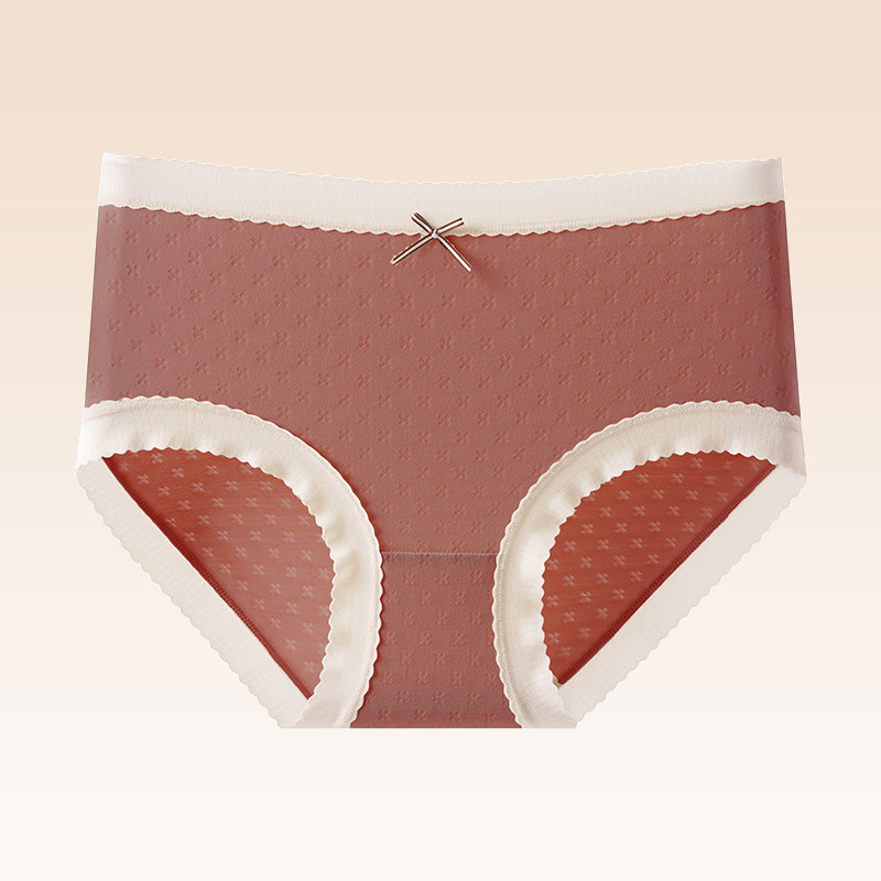 Bragas suaves cepilladas, artesanía cepillada, tela desnuda, niña dulce, artesanía jacquard cepillada, ropa interior de otoño e invierno