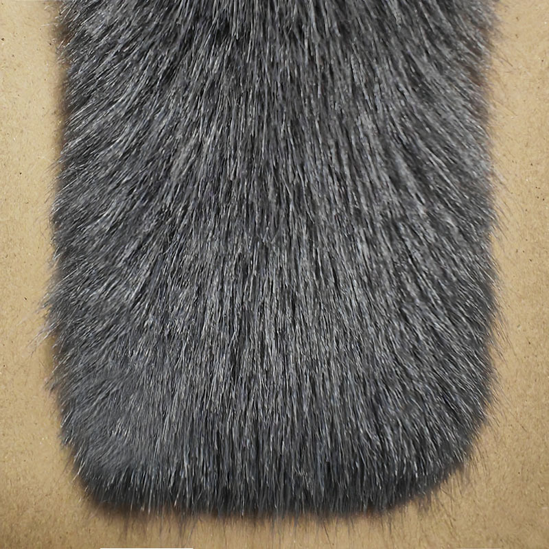 Damenbekleidung Herbst und Winter neue Mode Damen dünne Weste grau schlank warm umweltfreundliche Fuchspelzweste_voghion.com