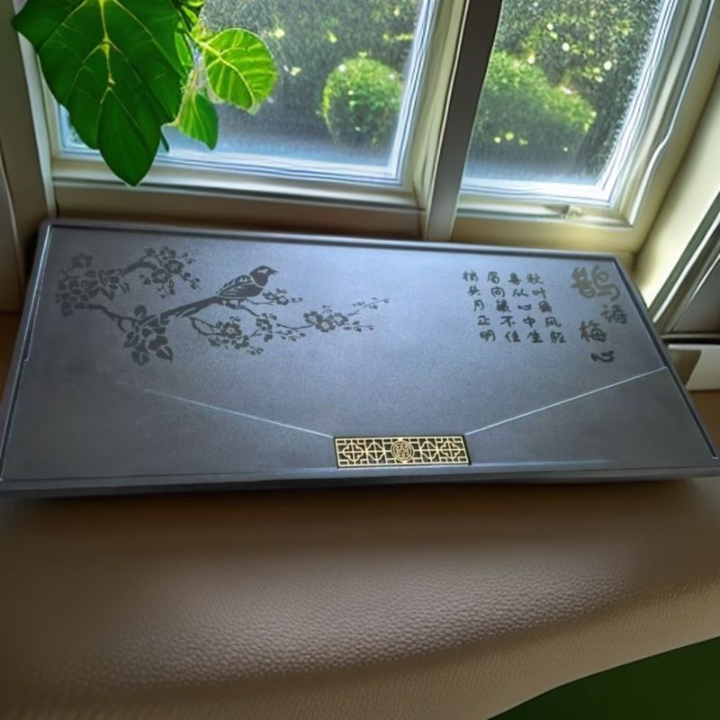 새로운 스타일 [까치의 속삭임 + 매화 하트] 60*37cm