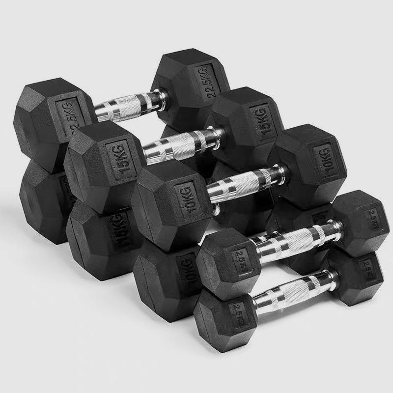 Men's home hexagonal dumbbells for gym for commercial use
