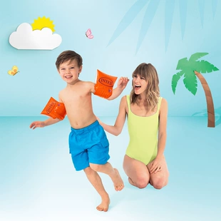 Нарукавники INTEX с двумя камерами 3–6 лет