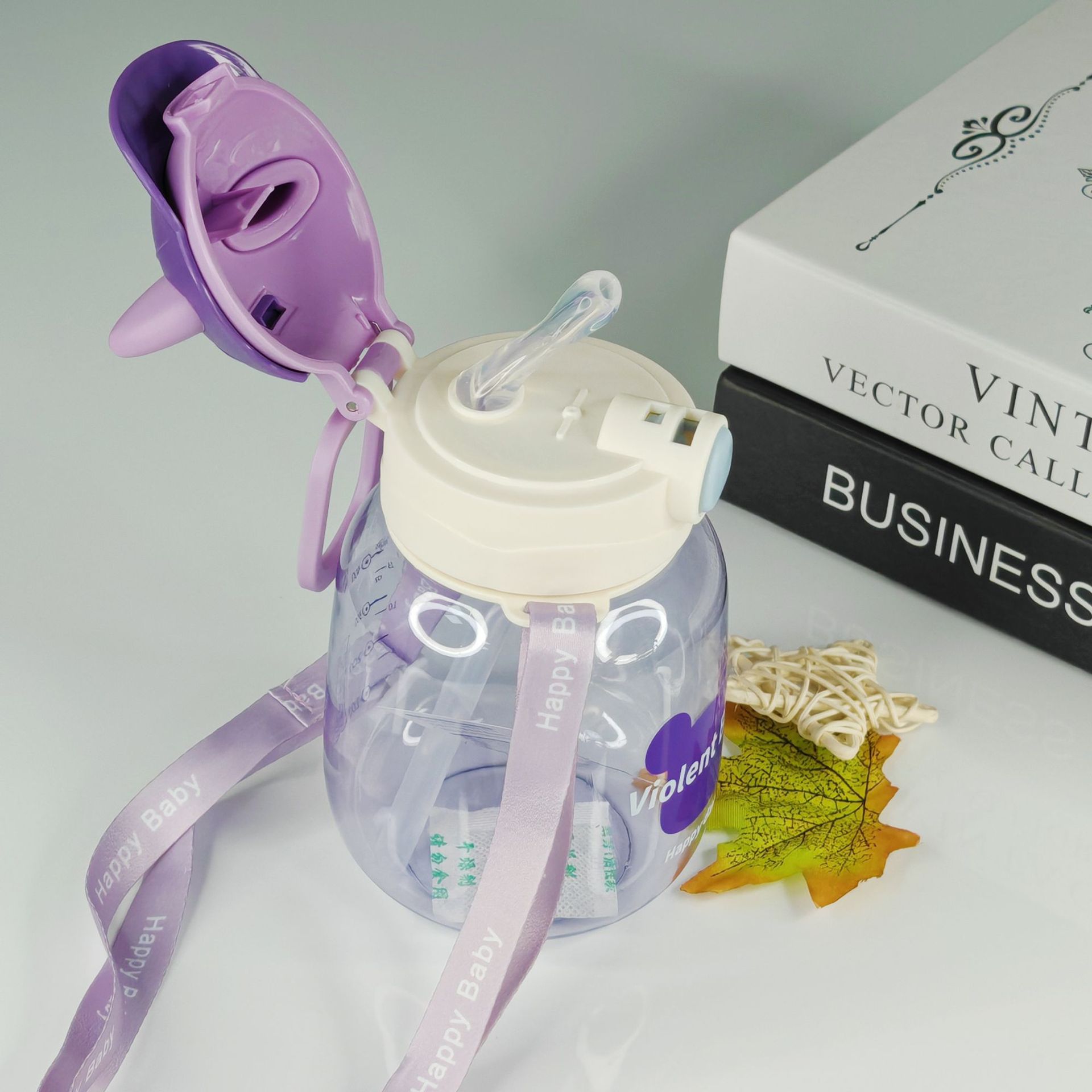 Taza de agua para niños taza de bebida directa para estudiantes de hombres y mujeres lindos de alto valor facial portátil a prueba de fugas de verano puede llevar taza resistente a altas temperaturas