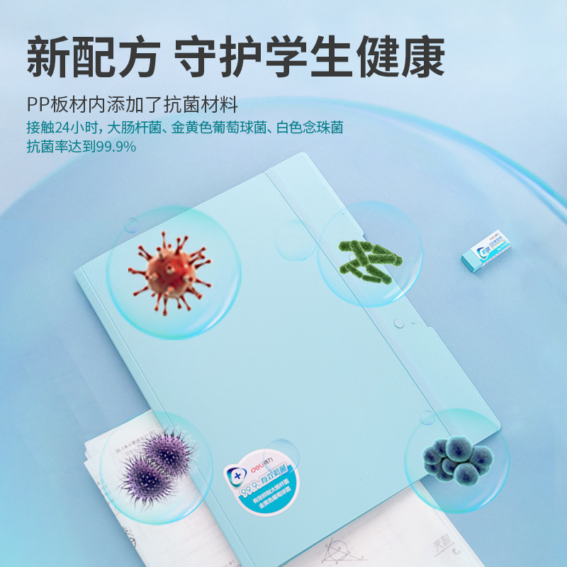 折り畳み可能なa3試巻クリップファイル学生試巻分類整理デスクトップオフィスファイルフォルダ