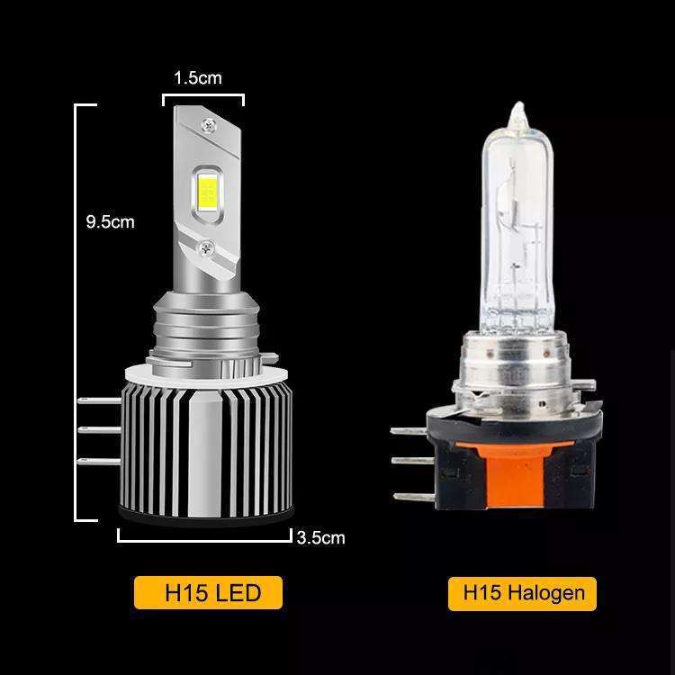 H15 car led headlight decoding super white Touareg Borui A3 golf 7 Pa Sutter modified car bulb