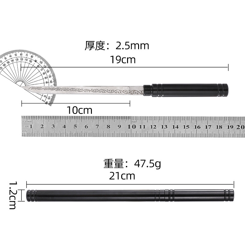 Cuchillo de fruta portátil de acero completo cuchillo de té cuchillo de frutas Longquan cuchillo de patrón láser cuchillo de té juguetes adornos metálicos