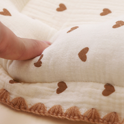 Newborn Shaping Pillow for All Seasons, Breathable Baby Pillow, Rectangular, Corrects Head Tilt, Cartoon Print Cloud Pillow