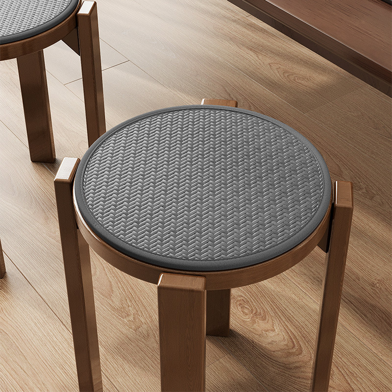Verano fresco cojín redondo cojín de silla cojín de caña de verano cojín de asiento antideslizante ventilado cojín de asiento para sentarse