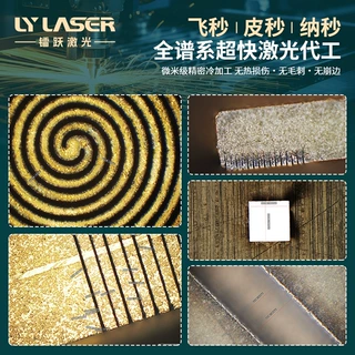 高端超快激光来料代工 皮秒飞秒冷加工 适配半导体医疗 长期合作