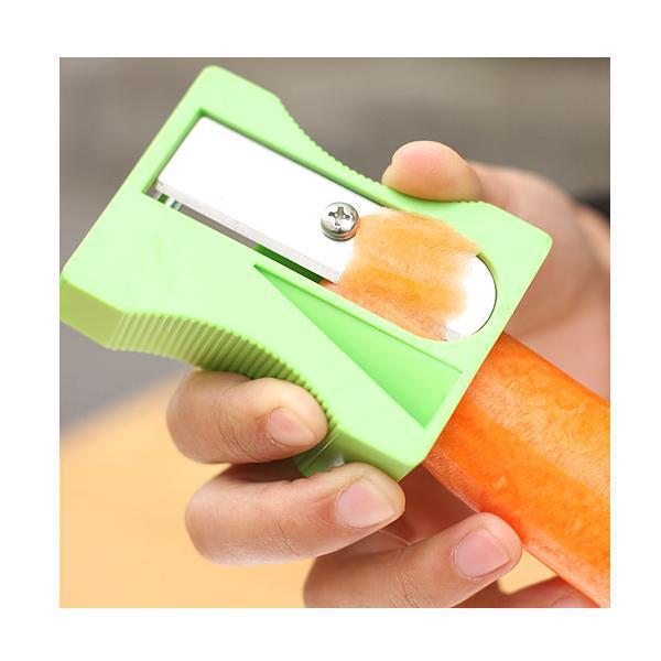 Multifuncional de frutas y verduras sacapuntas pepino peeling slicer mini Apple Peeler zanahoria cepilladora herramienta Cocina