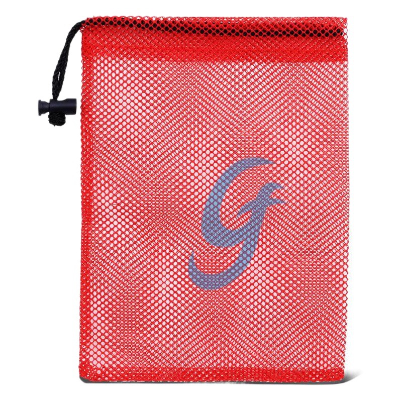 En stock al por mayor bolsa de malla de poliéster con cordón bolsa de tenis de mesa bolsa de baloncesto bolsa de malla de voleibol bolsa de almacenamiento