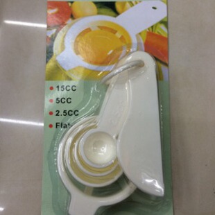 NX127-5PC Egg Filter, Crystal Egg White Separator, Egg Divider Tied Card