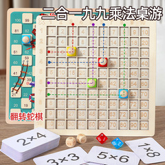子供のデジタル計算学習は神器の加乗法を暗唱します。