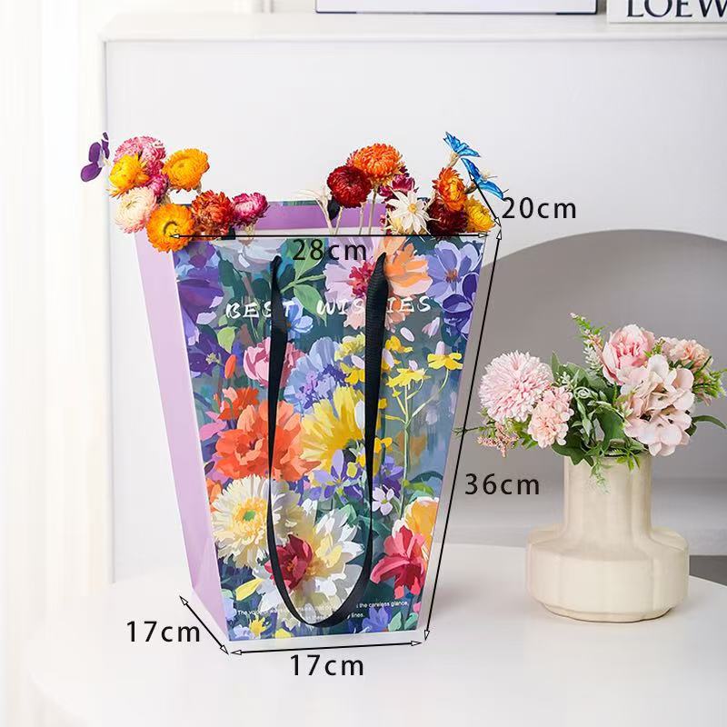 새로운 꽃 사다리꼴 보라색; 하나