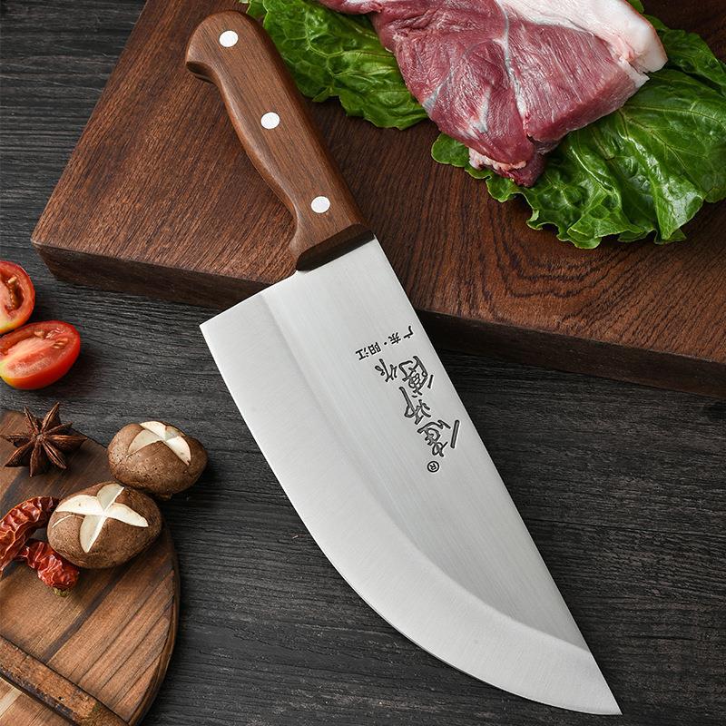 阳江健师傅菜刀杀猪刀切肉刀分割刀猪肉刀屠夫刀肉联厂屠宰专用刀