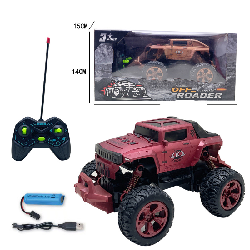 Control remoto fuera de la carretera coche de juguete de carga de cuatro ruedas de aleación escalada coche de control remoto de alta velocidad coche Niños niño regalo coche de juguete