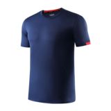 Быстросохнущая спортивная футболка для работы, делается под заказ, с печатью вашего логотипа, короткий рукав