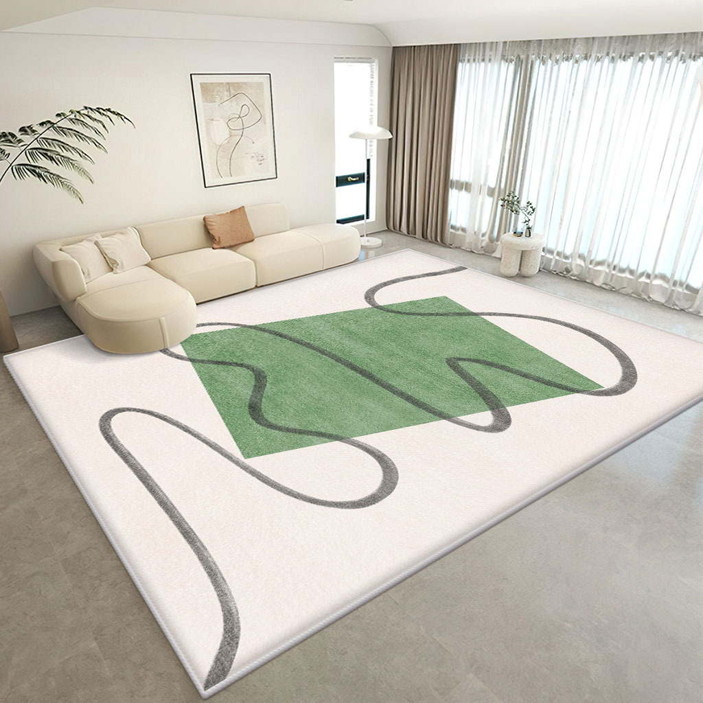 地毯客廳簡約風ins網紅款小清新臥室床邊毯房間 全鋪茶几家用地毯