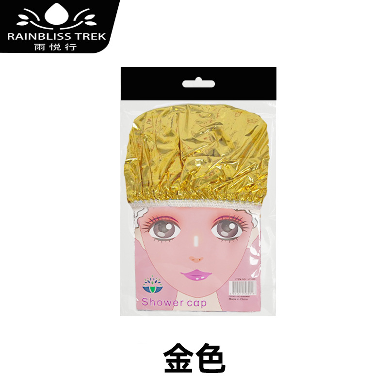Tapa de papel de aluminio desechable al por mayor belleza de pelo de estaño tapa de evaporación papel de aluminio tapa de ducha desechable impermeable hembra tapa de lámina de estaño
