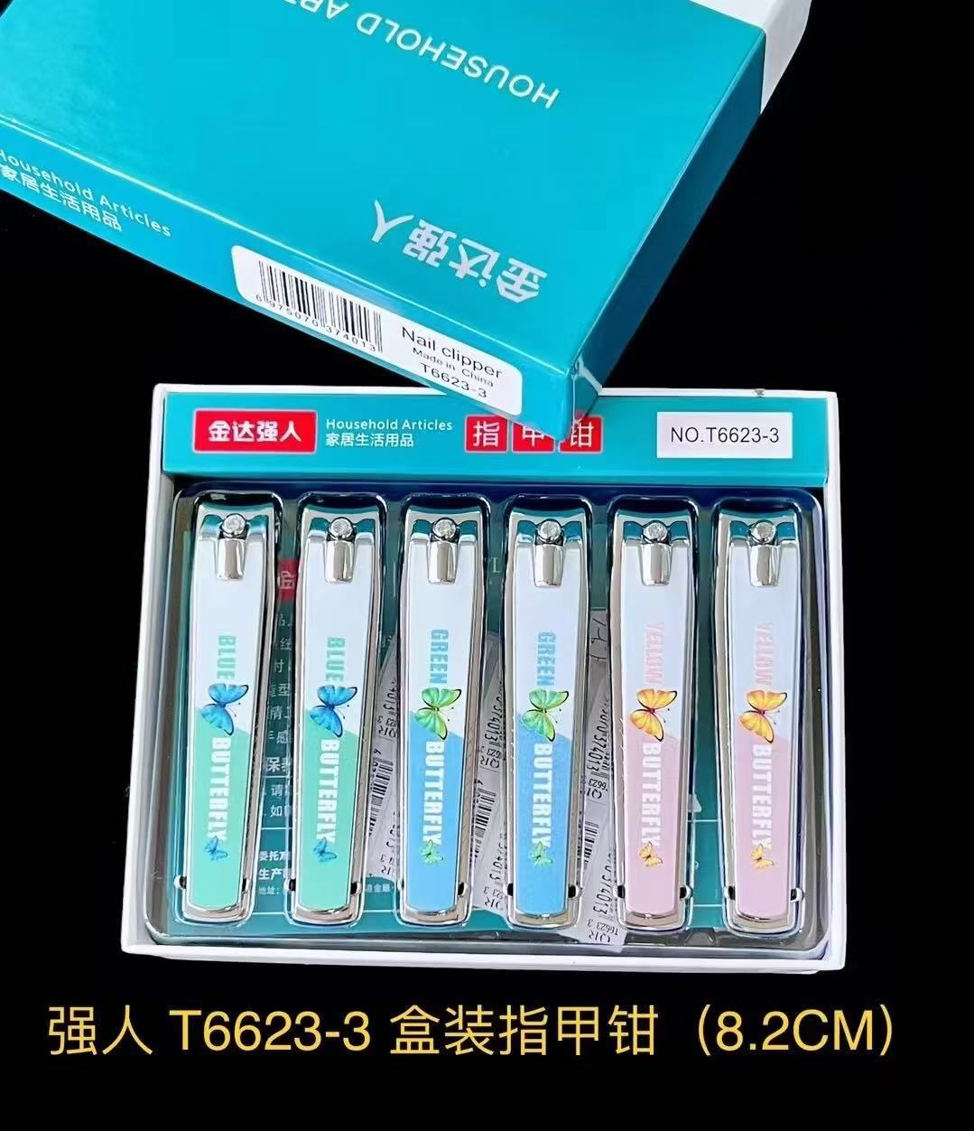 Cuchillos de uñas Jinda Strong 100 cortadores de uñas grandes, medianos y pequeños, cortaúñas de boca plana y cortaúñas de boca oblicua al por mayor