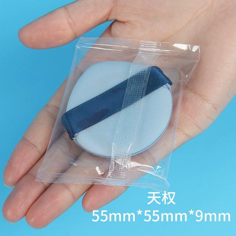 Makeup Sponge Puff, Organic Foundation Applicator, Teardrop 13 mm with Strap Handle