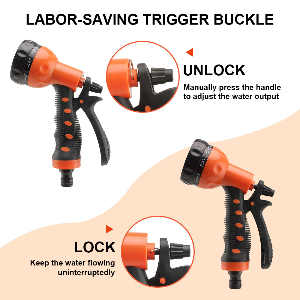 Flexible Garden Hose Set Automatic Retractable Watering Tool_voghion.com