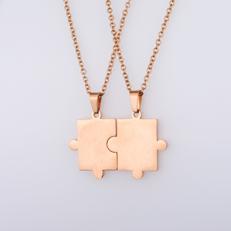 Real Gold Plated Plating Material 304 Stainless Steel Pendant Material Wholesale Jewelry Simple Style Geometric 304 Stainless Steel 18K Gold Plated Rose Gold Plated Plating Pendant Necklace Chain-free
