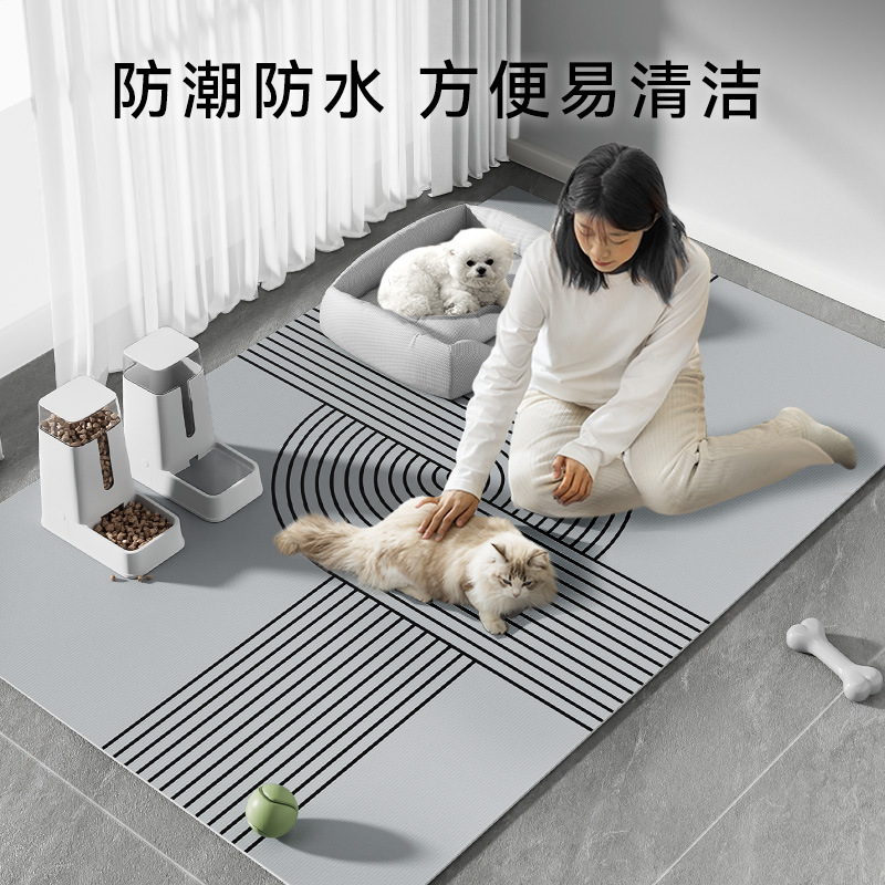 Estera del animal doméstico a prueba de agua anti-orina estera del gato estera del perro para dormir estera de cuatro estaciones universal gato arena estera anti-perro jaula placa mantel