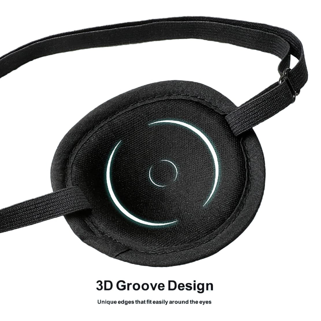 Pirata de un ojo dragón máscara de ojo 3D ambliopía formación de estrabismo máscara de ojo individual sombreado transpirable parche ocular juguetes de Halloween