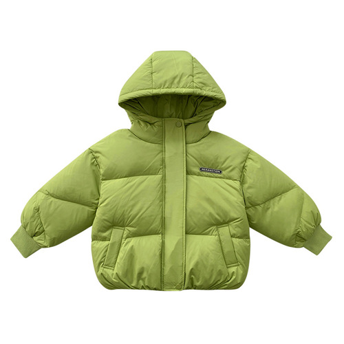 Tongku  winter new Korean style versatile children's jacket 90 white duck down autumn and winter hooded boys' down jacket thick