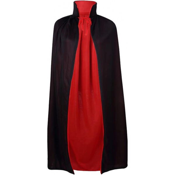 Black red double-sided trench coat