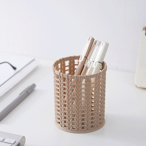 Creative Fashion Korean Version Fresh Multi-functional Storage Pen Holder Desk Organizer Office Stationery Supplies Student Gadget