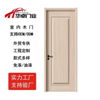 工厂直销MDF室内门 三聚氰胺饰面多规格 适用于非洲批发与工程订